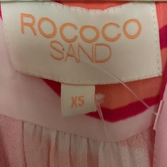 NWT ROCOCO SAND EMILY DRESS - PINK. Size XS (runs big) - Picture 11 of 15